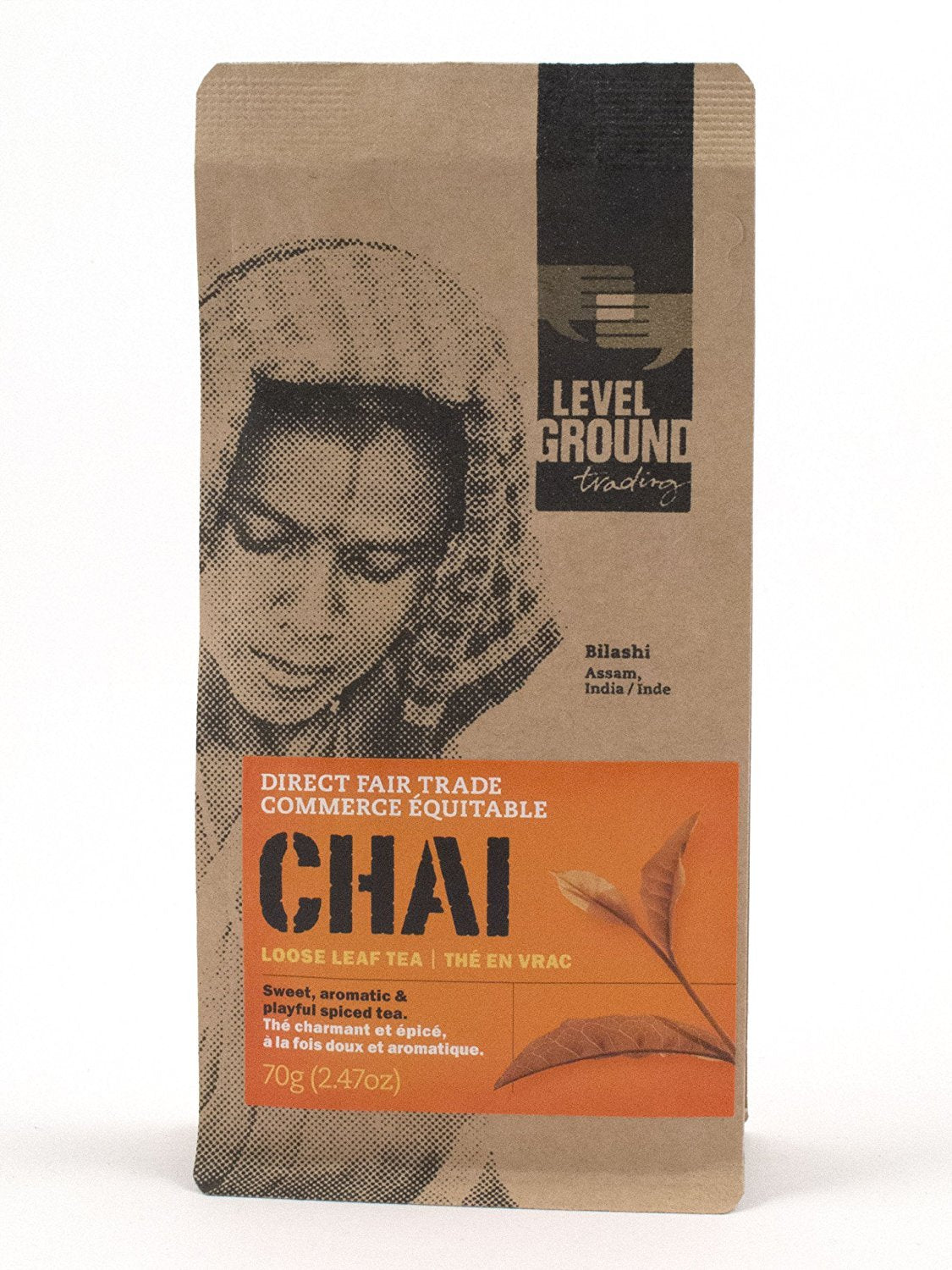 LEVEL GROUND Tea Black Chai Loose Leaf, 70 GR