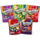 Bundl'd Skittles Gummies Variety Pack - 5 Bag Candy Sampler with Original Gummies, Sour, Wild Berry, Fuego Sweet & Spicy, and Freeze Dried Candy