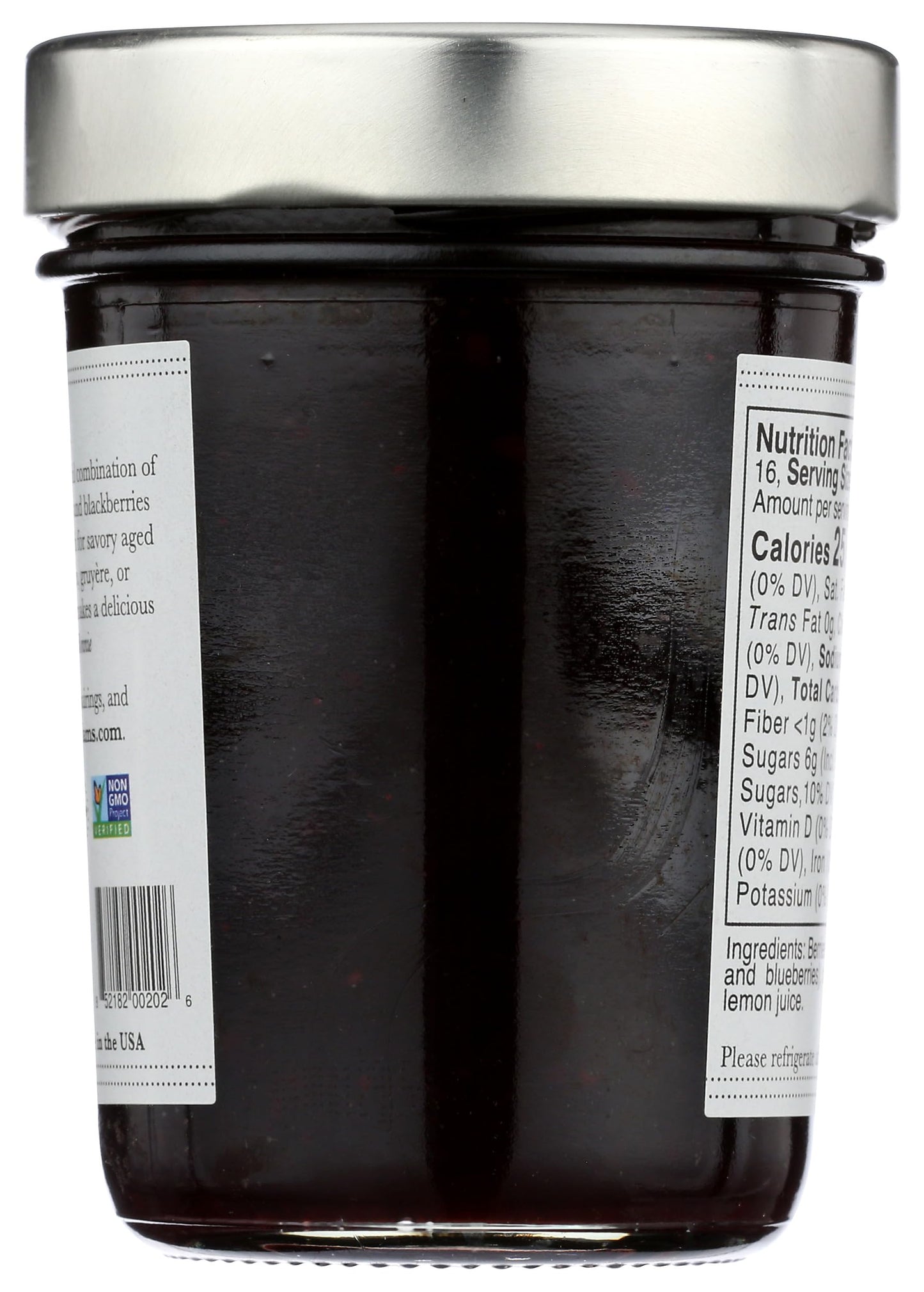 Bonnie's Jams Black and Blue, 8.75 Ounce
