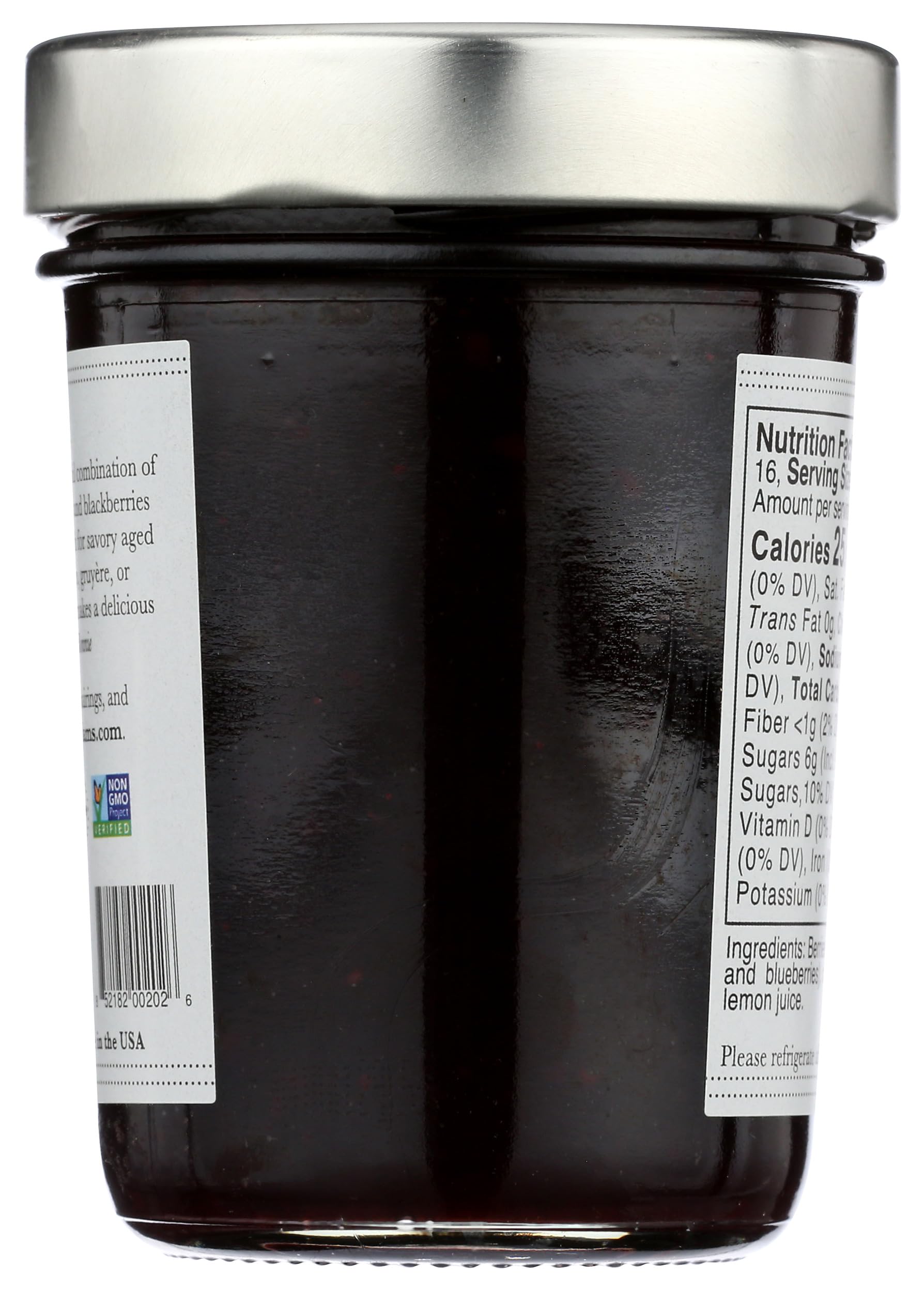 Bonnie's Jams Black and Blue, 8.75 Ounce