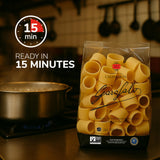 Garofalo - Premium Durum Wheat Semolina Calamarata Pasta, Italian Made, Bronze-Drawn, Al-Dente, One-Ingredient Pasta (2 pack)