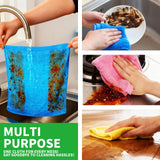 Bamboo Microfiber Cleaning Cloth-8Pcs Kitchen Wash Cloths,Wood Fiber Window Glass Rags,Micro Fiber Cloth for Cleaning Suitable for Dishes,Car Towel