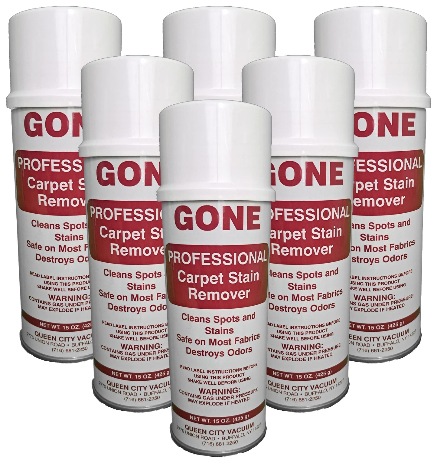Supervacuums GONE Professional Carpet Stain Remover (2-Pack)