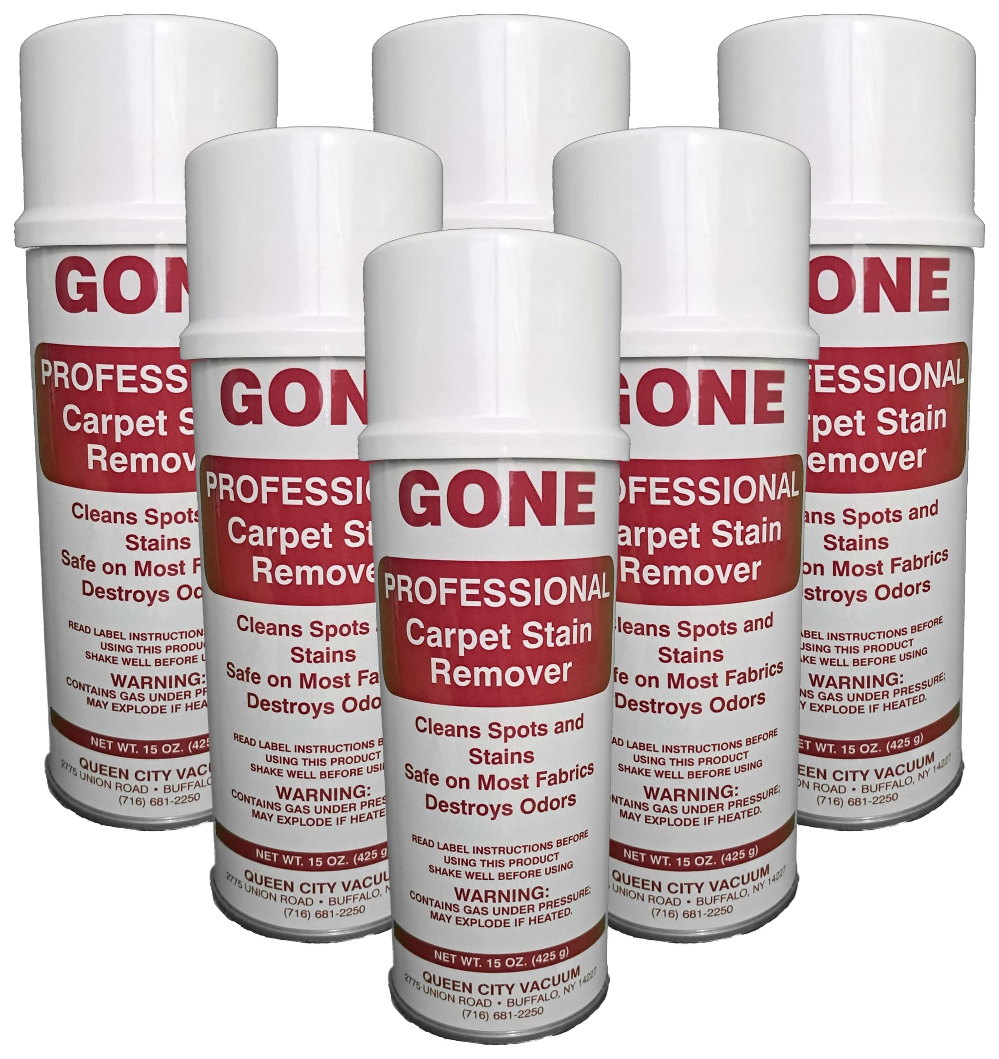Supervacuums GONE Professional Carpet Stain Remover (2-Pack)