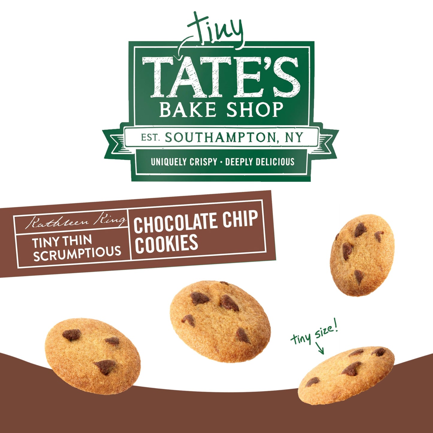 Tate's Bake Shop Tiny Gluten Free Chocolate Chip Cookies, 3 - 5.5 oz Bags