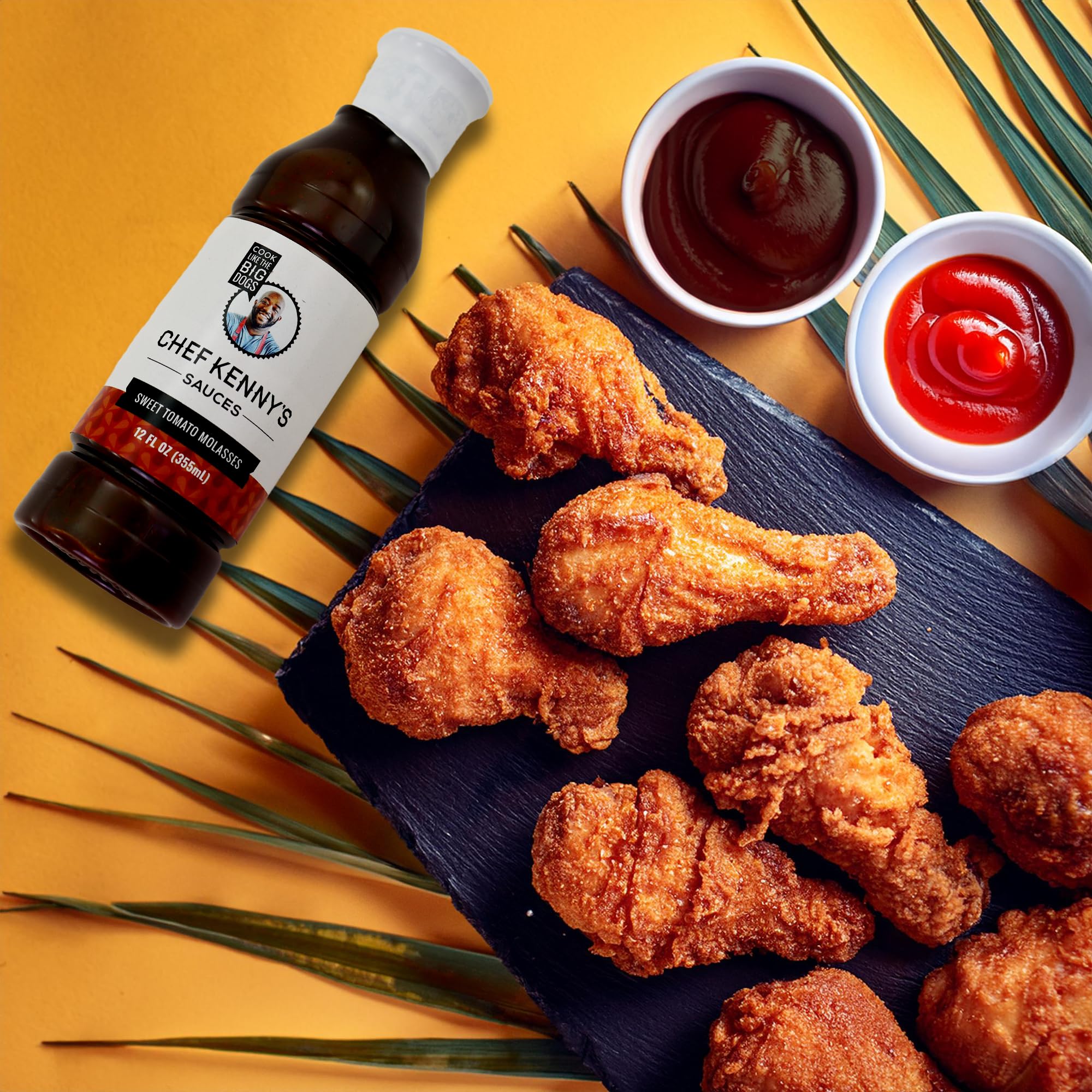 Chef Kenny Gilbert's Ultimate Sweet Tomato Molasses Barbecue Sauce - A Classic Sweet BBQ Sauce Great On All Meats