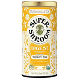 The Republic of Tea SuperShroom Digest Turkey Tail Black Tea, Organic Chicory and Caramel Notes, Naturally Caffeinated, Unbleached Tea Bags in