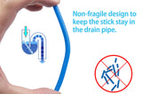 IUDAOIHK Drain Sticks Sink Cleaner Opener Enzyme Drain Cleaner to Keep Drains and Pipes Clear and Remove Odor 4 Packs(48 pcs)