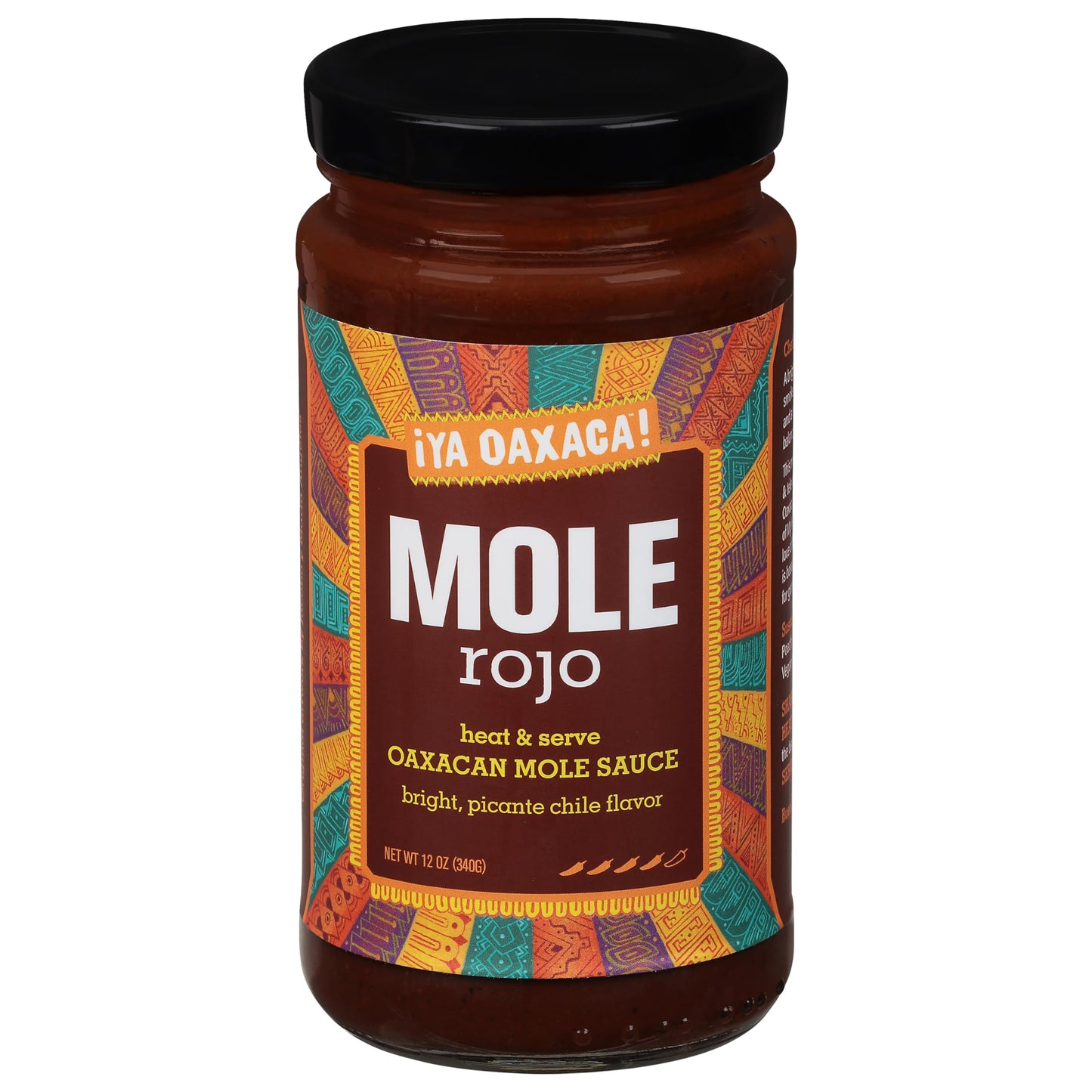 Ya Oaxaca - Mole Sauce - Rojo - Bold Spice - Blend of Smoked & Dried Chiles, Spices, House Made Chocolate - Vegan, Gluten Free - Great on Enchiladas
