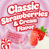 Scripture Candy, Strawberry & Cream Hard Candy 5.5 Ounce Bag, 25 Pieces