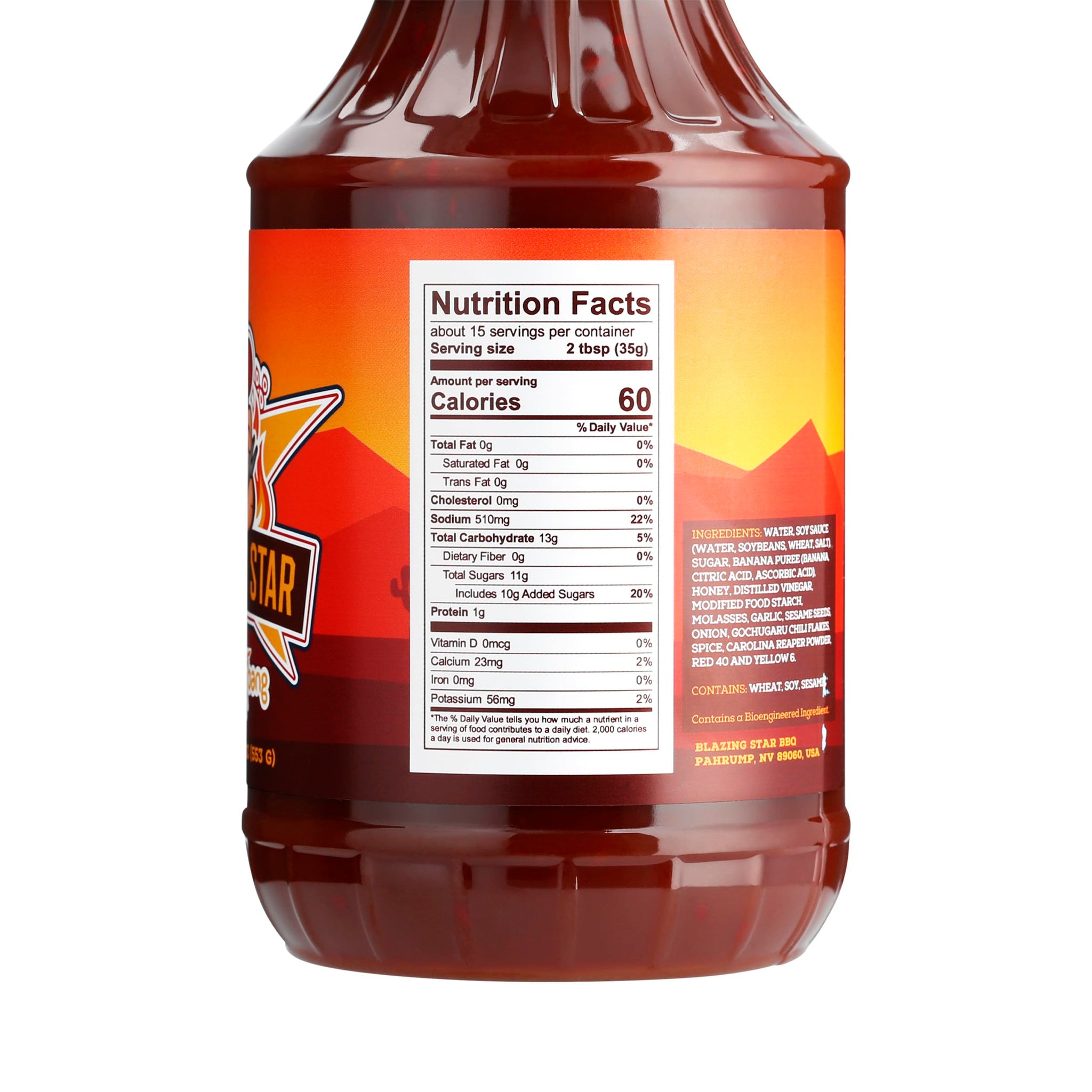 Blazing Star Asian Bang Sauce - Sweet and Spicy Asian BBQ Sauce and Marinade - Perfect Stir Fry Sauce, Dipping Sauce, or Glaze - Veteran Owned (20 oz)