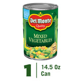 Del Monte Mixed Vegetables, Canned Vegetables, 14.5 oz Can