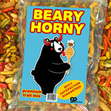 Beary Horny Gourmet Trail Mix - Funny Food Gifts for Adults - Girlfriends Gag Gift for Boyfriends - Snack Box Stuffer for Couples - Stocking Stuffers
