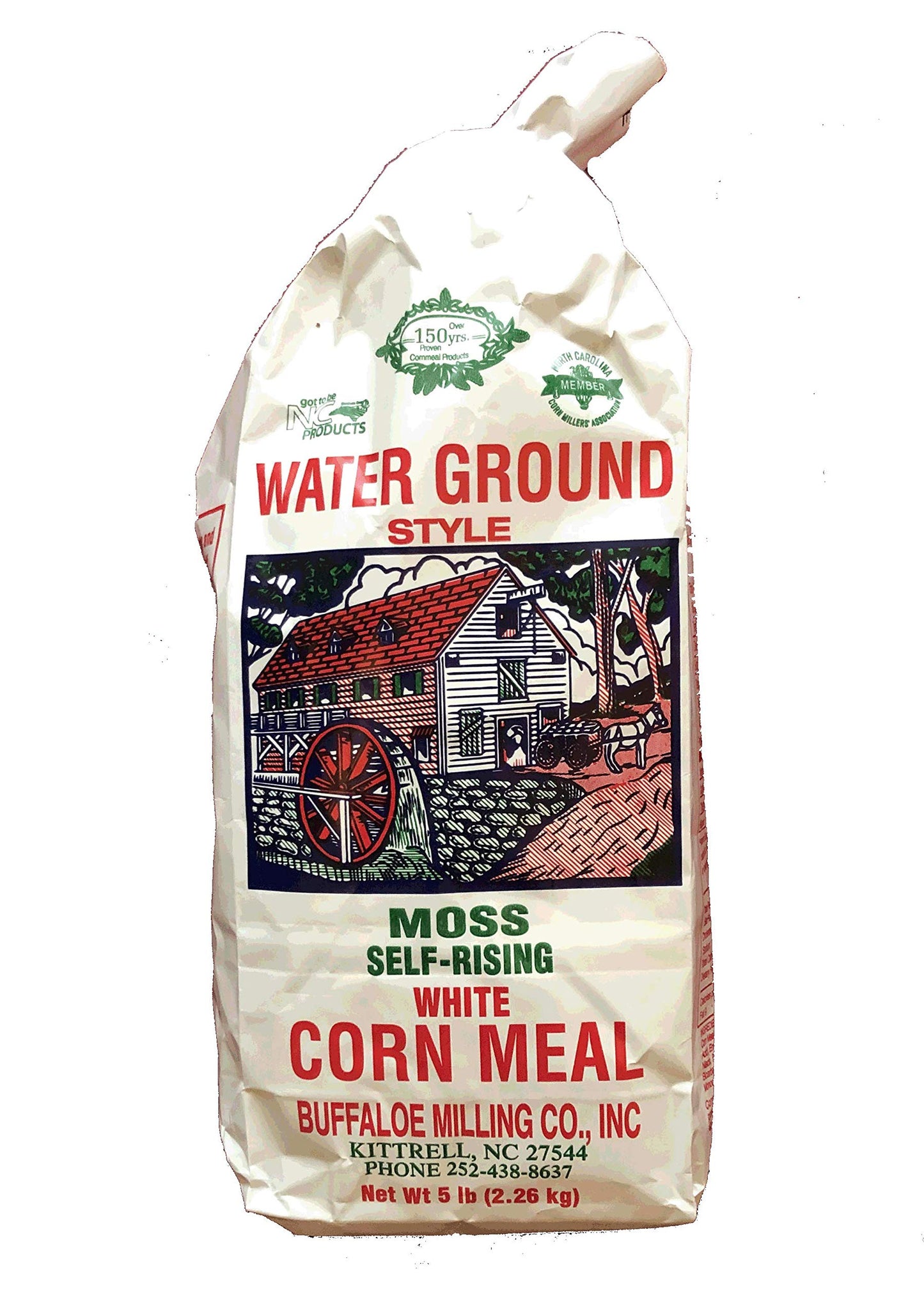 Moss Self-Rising White Corn Meal 5Lbs