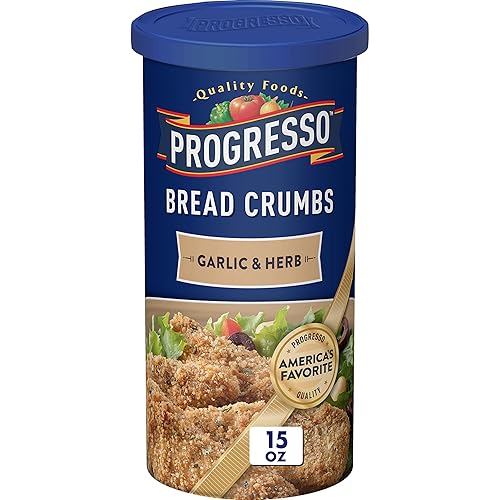 Progresso Bread Crumbs, Garlic and Herb, Cooking Ingredient, 15 oz