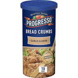 Progresso Bread Crumbs, Garlic and Herb, Cooking Ingredient, 15 oz