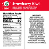 V8 +Energy Sparkling Strawberry Kiwi Juice Energy Drink, 11.5 fl oz Can (4 Pack)