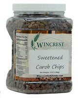 Carob Chips - Sugar Sweetened - 3 Lb Tub (3 Lb Tub)