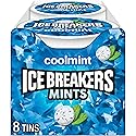 ICE BREAKERS Coolmint Sugar Free Mints Tins, 1.5 oz (8 Count)