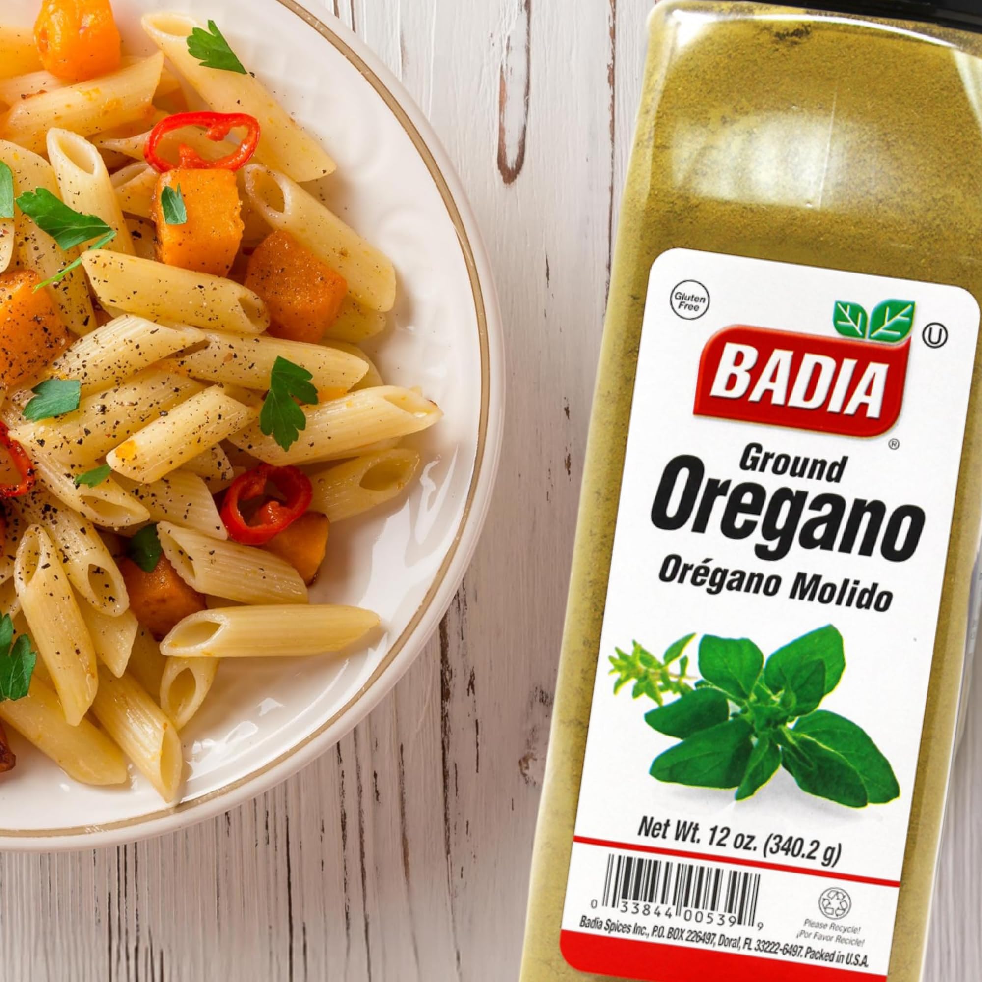 Badia Ground Oregano 12 oz - Aromatic and Earthy Mediterranean Herb