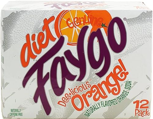 Faygo diet orange soda, 12-pack 12-fl. oz. cans