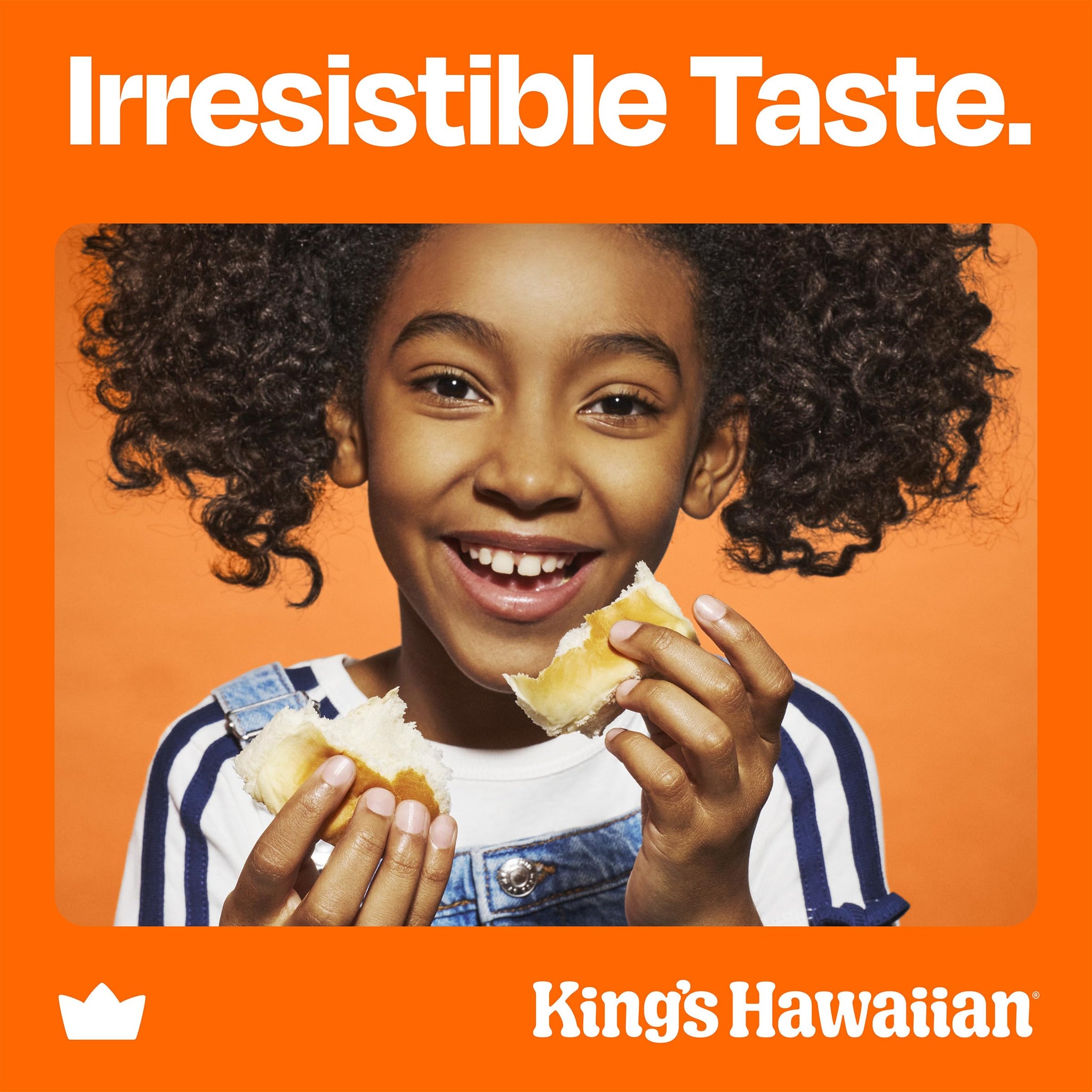 KING'S HAWAIIAN Original Hawaiian Sweet Rolls, Dinner Rolls 4 Count