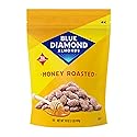 Blue Diamond Almonds Honey Roasted Snack Almonds, Party Salty Snack, Plant-Based Protein and Fiber, After School Snacks, Events, Holidays and Lunch