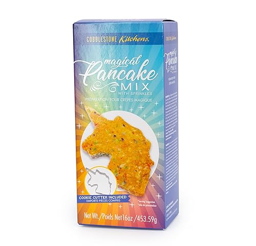 Unicorn Pancake Mix | Unicorn Cookie Cutter Included | 16 oz. Box
