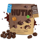 Nutic Dark Chocolate Covered Walnuts - 2 Lb, Premium Roasted Walnuts Drenched in Rich Dark Chocolate, Irresistible Gourmet Treats for Snacks & Gifts