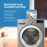 Washing Machine Cleaner Tablets | 24 Count 1-Year Supply | Formulated for Pet Owners | Pet-Friendly Deep Descaler | HE, Top & Front Load | Septic Safe