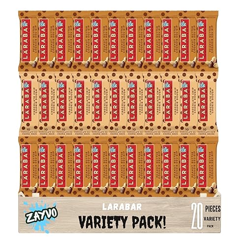????????????? -Gluten-Free Fruit & Nut Bars Variety Pack, Healthy Snack Bars Made with Simple Ingredients, Vegan & Dairy Free Snacks, 20 Count Bulk Pack