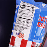 Cherry and Blue Raspberry Cotton Candy, Festive Independence Day Sugar Floss, (Pack of 6)