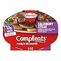 HORMEL COMPLEATS Salisbury Steak Microwave Tray, 9 oz. (6 Pack)