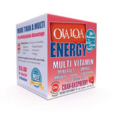 Ola Loa Energy Cran-Raspberry Multi Vitamin Drink Mix - Amino Energy Powder, Gluten Free, Detox, Dairy Free, Caffeine Free - Drink Your Vitamins