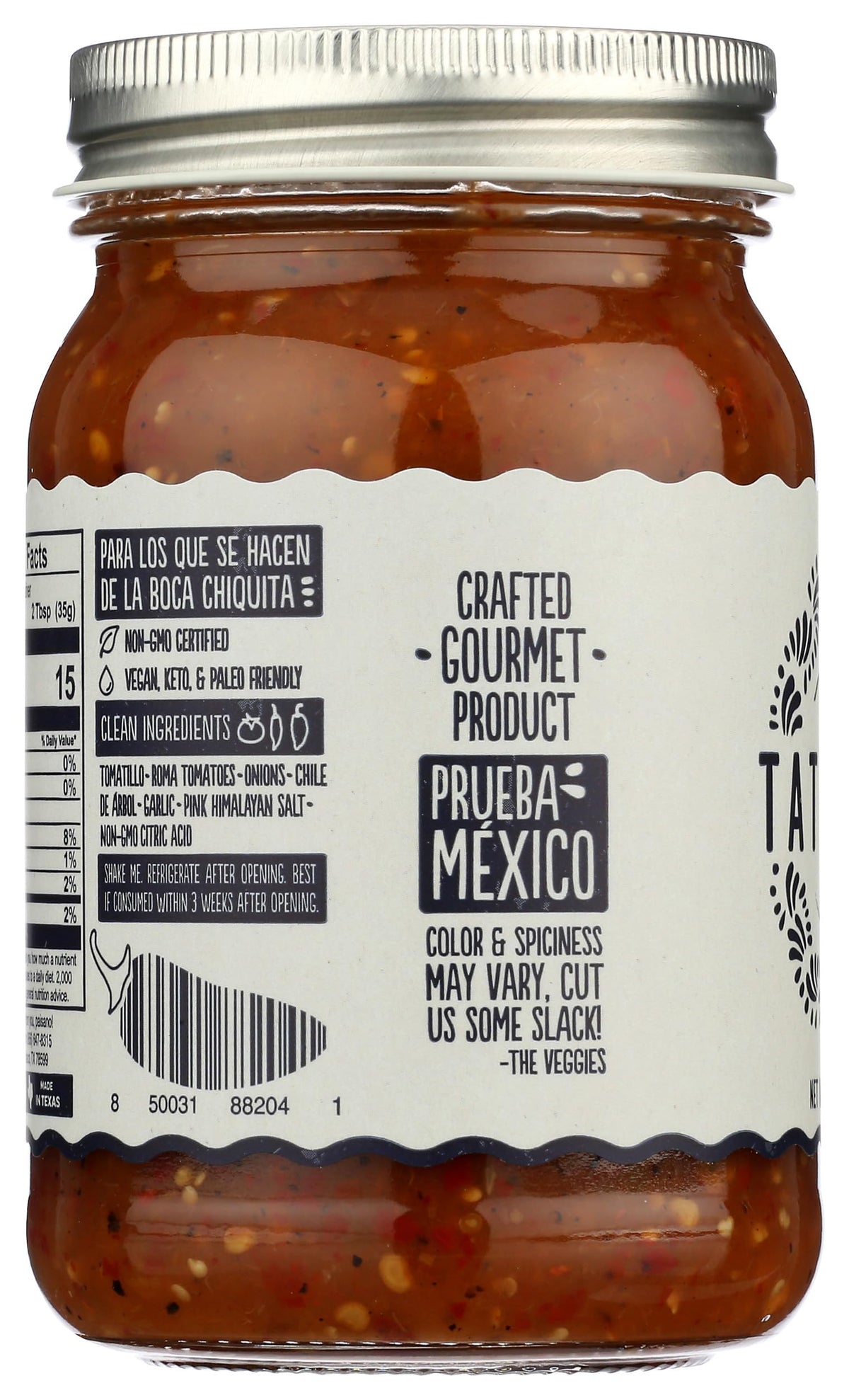 Tatemada, Salsa Arbol, 16 Ounce