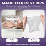 ProHeal Vinyl Disposable Gloves Small - 100 Clear Food Safe Cooking and Household Cleaning Gloves - Powder Free and Latex Free Kitchen Glove for Meal