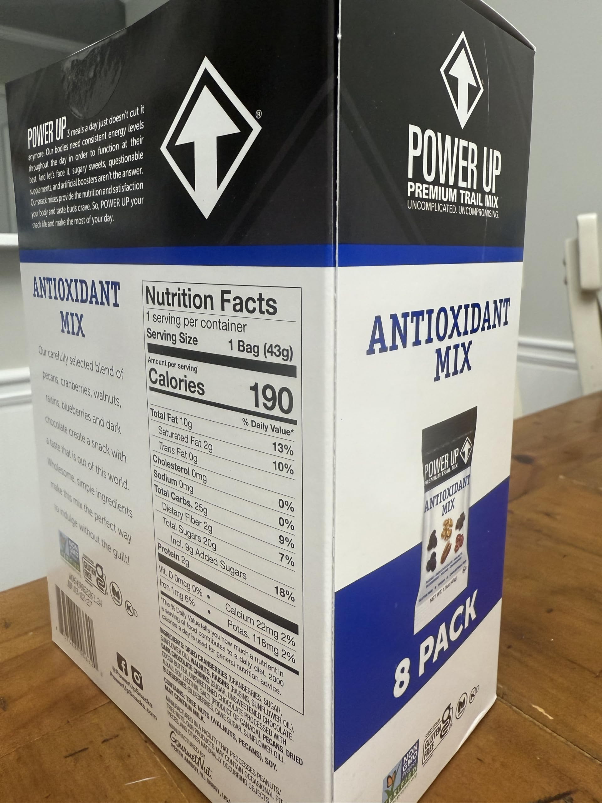 Power Up Premium Trail Mix - Antioxidant 8-1.5oz
