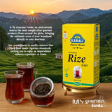 KARALI Rize Turkish Black Tea - 1000g Loose Leaf - Smooth and Rich Flavor from Rize Region - with My Gourmet Food Steel Tea Mesh Ball - Resealable