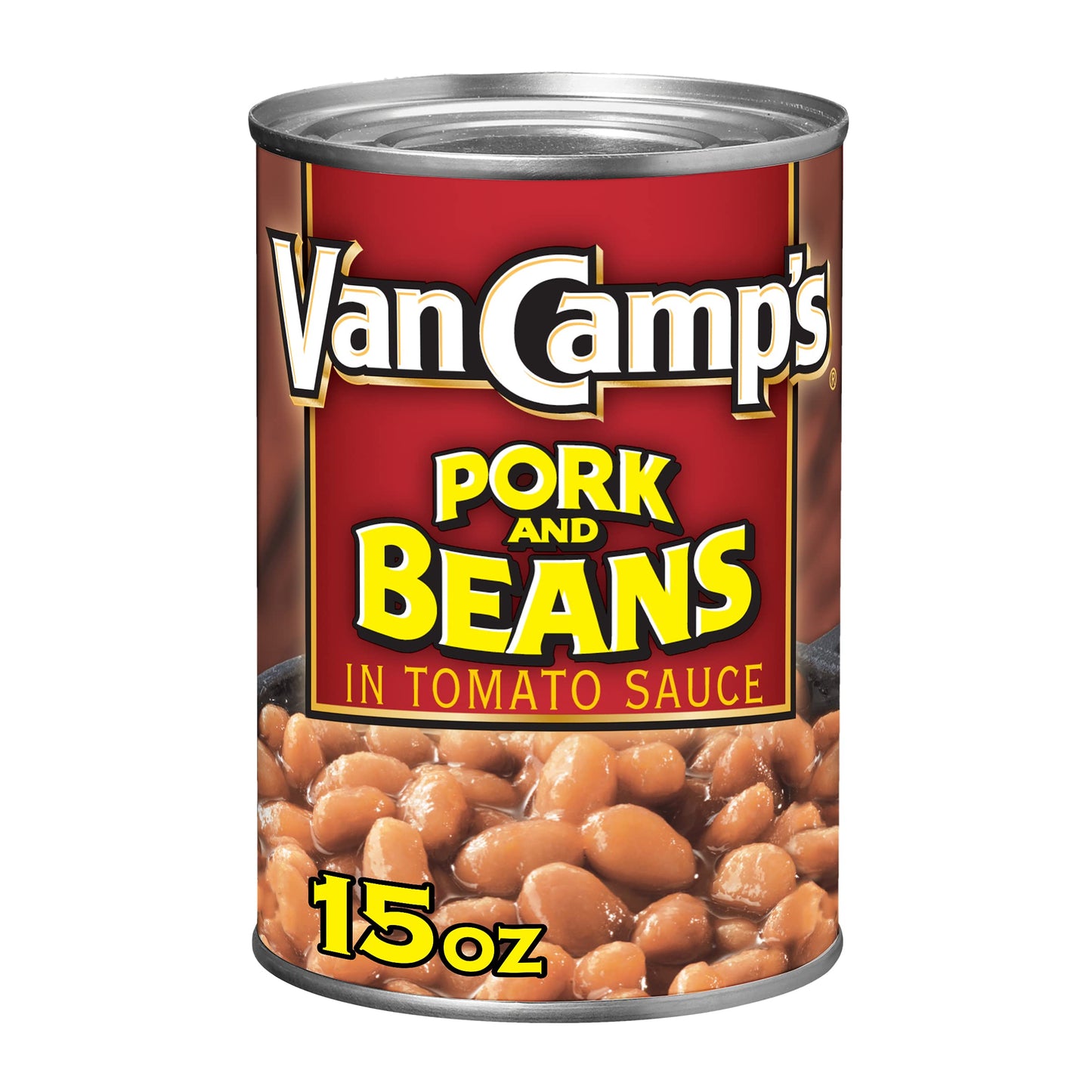 Van Camp's Pork and Beans, Canned Beans, 15 oz
