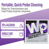 Thermometer Sanitizing Wipes - Probe Wipe Sachet - 100 Wipes