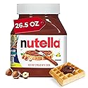 Nutella Hazelnut Spread with Cocoa, Creamy Hazelnut Spread, Breakfast Favorite, 26.5 oz Jar