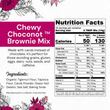 eat G.A.N.G.S.T.E.R. Chewy Choconot Brownie Mix - Allergy-Friendly Baking Mix, Grain-Free, No Dairy, Nuts, Gluten, Dairy - For Paleo & AIP Diets, Try with Chocolate or Carob Chips & Nut Butters
