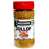 Jollof Rice Seasoning 3.8oz | Crafted with 100% Herbs and Spices With No Additives, No Salt, No Sugar, No MSG, Gluten Free | Great For Keto, Great
