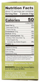 Le Pain des Fleurs Crispbread, Buckwheat, 5.3 ounce