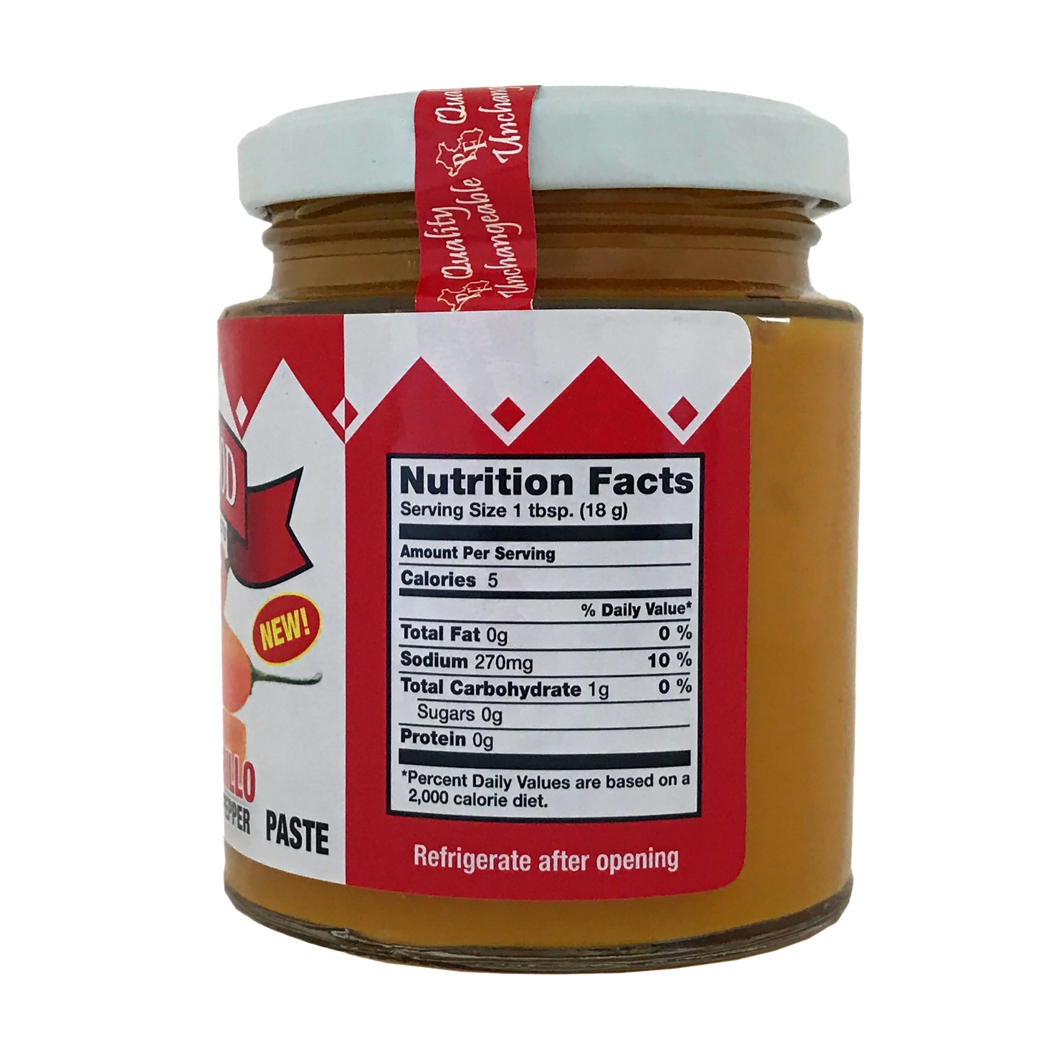 Peru Food Aji Amarillo Paste - Hot Yellow Pepper Paste - 7.5 ounces Jar