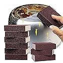 Alfykym 10 Pack Nano Carborundum Sponges Elite Nano Emery Sponges Cleaning Pads Carborundum Brusher and Rust Sand Scrubbers for Kitchen Cleaning Pots