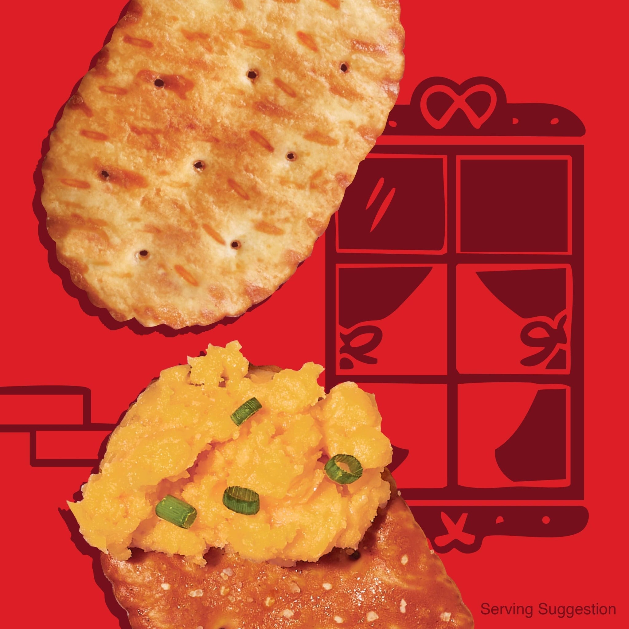 Town House FlipSides Oven Baked Crackers, Original, Salty Snacks, 9.2oz Box (1 Box)