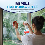 Bubble Bandit Glass Cleaner Spray Bottle, 23 Fl Oz | Streak Free Window Cleaner | Fresh Scent, Removes Fingerprints, Dust, Dirt, Smoke Film, Ammonia