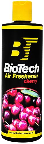 BioTech Air Freshener Cherry Scent, Contains no Harmful solvents and Safe for use on Any Environment, Controls Smoke Cigarette, Mildew, pet and Food