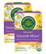 Traditional Medicinals Organic Smooth Move Herbal Tea Chamomile 2-pack;32 Count.